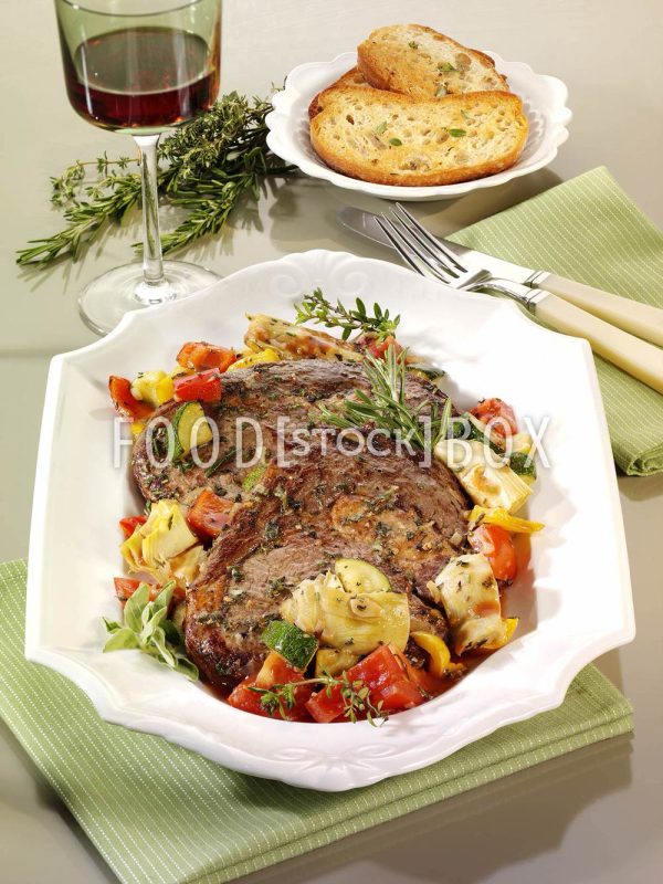 Entrecôte mit Ratatouille 1