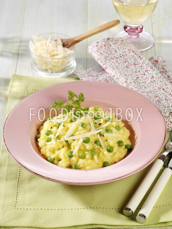 Erbsen-Risotto