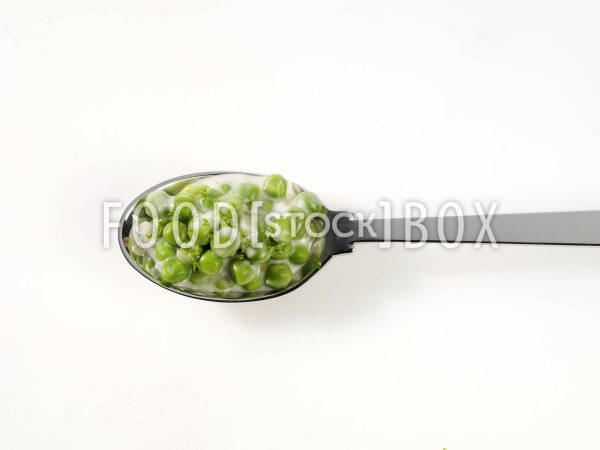 Erbsen in Sahnesauce