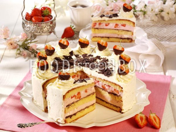 Erdbeersahne-Torte 2