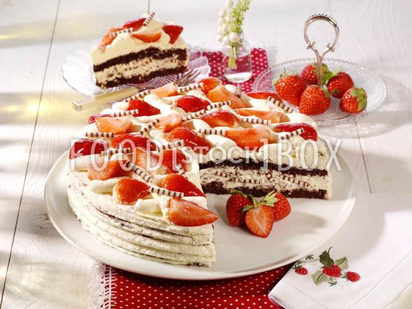 Erdbeertorte Schwarzwälder Art