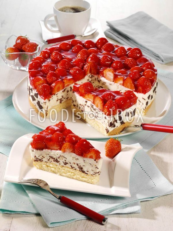 Erdbeertorte Stracciatella
