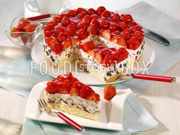 Erdbeertorte Stracciatella 2