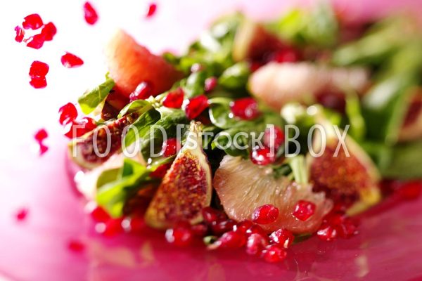 Feldsalat mit frischen Feigen 2