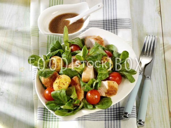 Feldsalat mit Geflügel 2