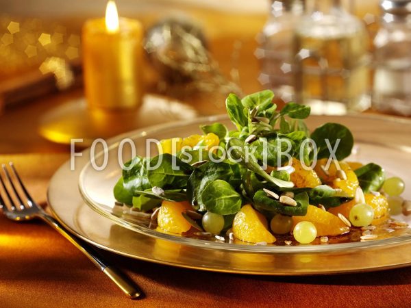 Feldsalat mit Mandarinen
