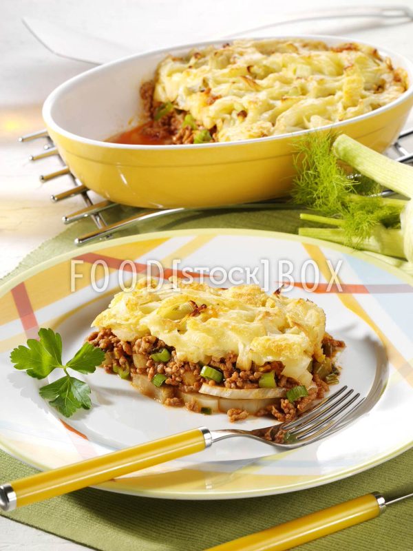 Fenchel-Hackfleisch-Gratin
