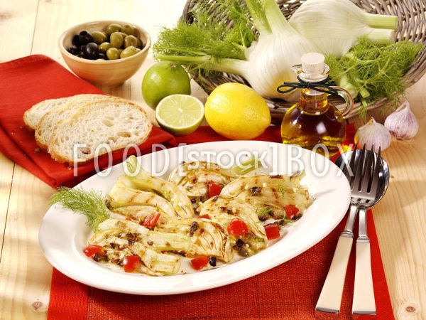 Fenchel in Olivenvinaigrette
