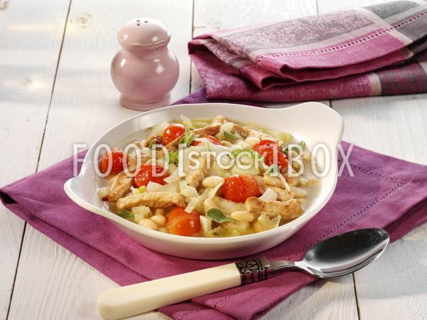 Fencheltopf mit Bohnen und Schweinefleisch / Lactosefrei