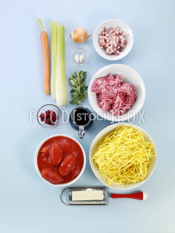 Fettucine-Bolognese Step 1