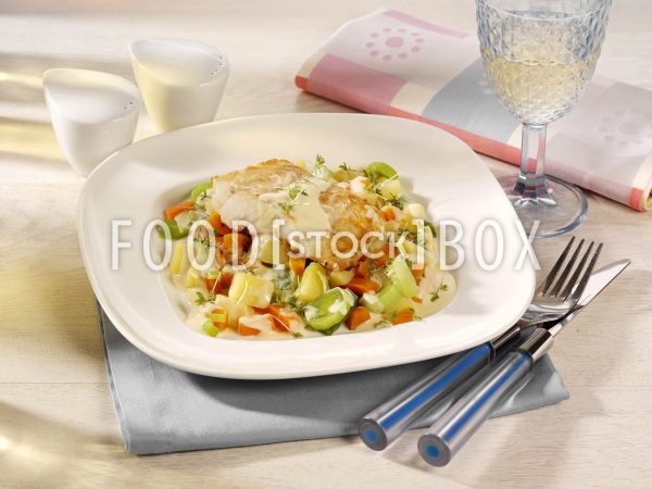 Fisch mit Bouillon-Gemüse 2