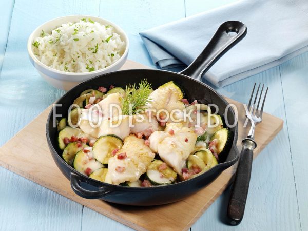 Fischpfanne mit Zucchini 2