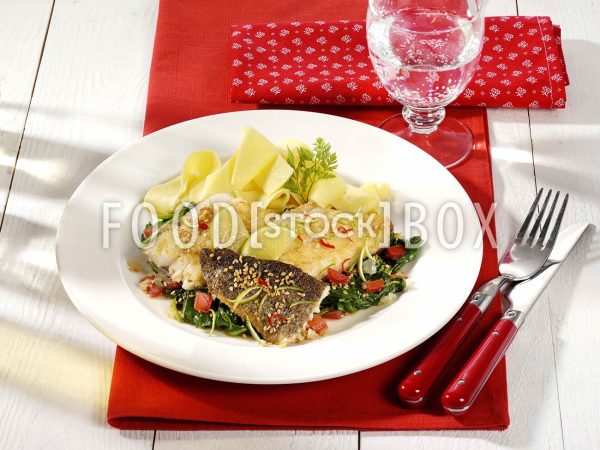 Forelle auf Spinat / Diabetiker
