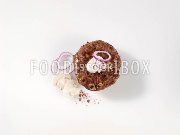 Frikadelle mit  Champignons
