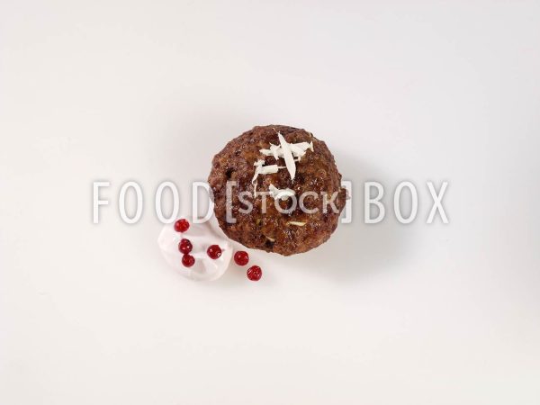 Frikadelle mit Meerrettich