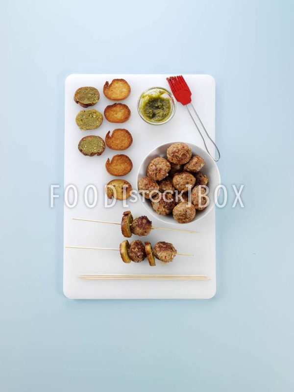 Frikadellen-Schaschlik Step 5
