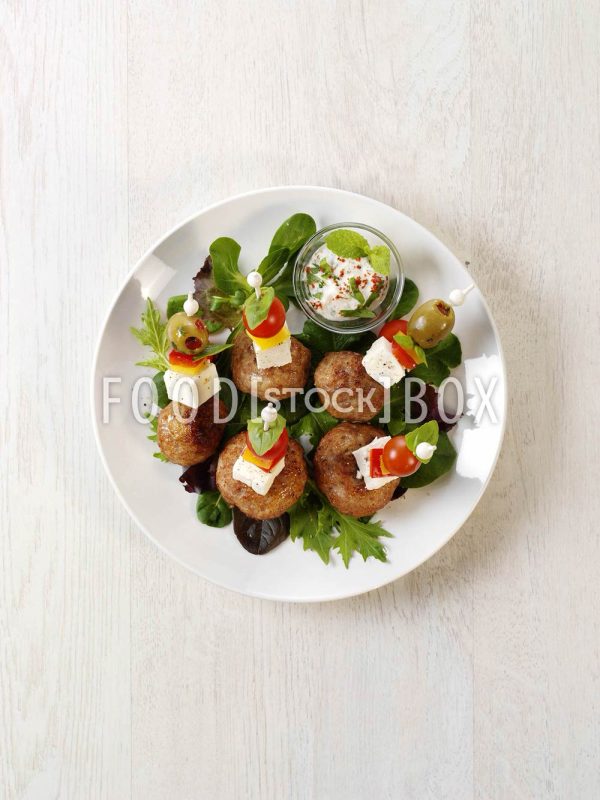 Frikadellen-Spieße