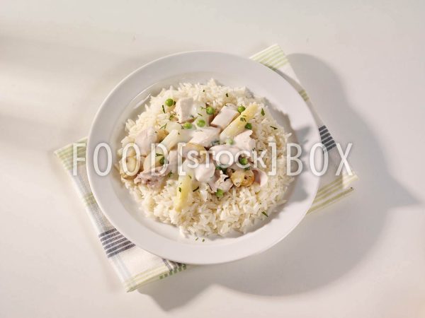 Hühnerfrikasseemit Spargel 2