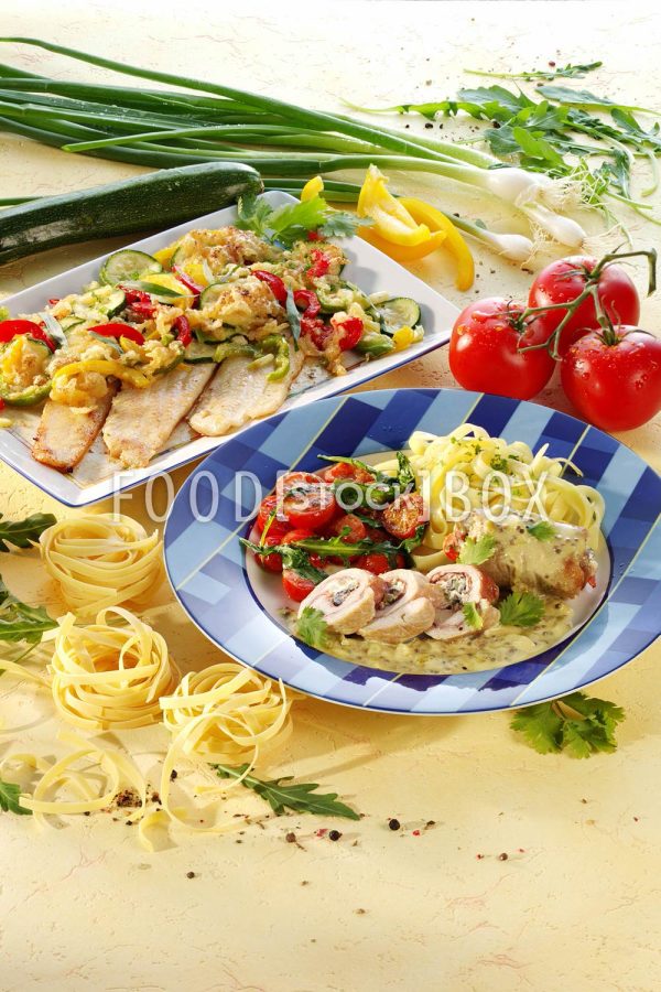 Putenröllchen mit Frischkäse-Füllung 2