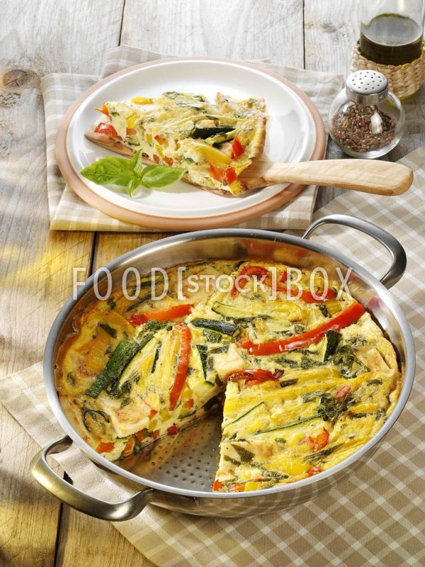 Frittata aus dem Ofen