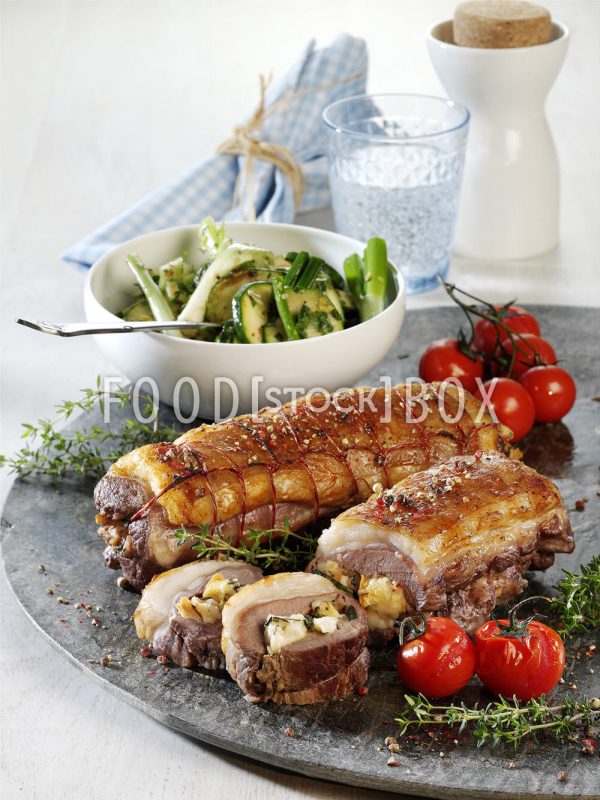 Gefüllter Lammbraten
