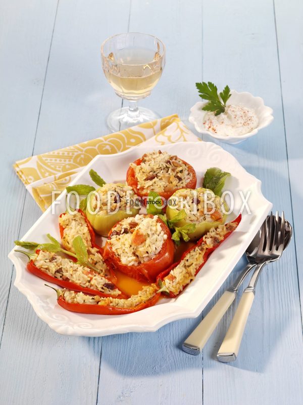 Gefülltes Gemüse mit Minze