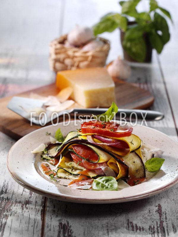 Geschichtetes Ratatouille