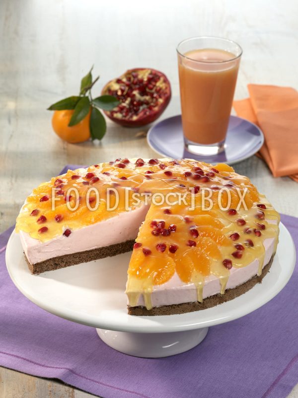 Granatapfeltorte mit Mandarinen 2