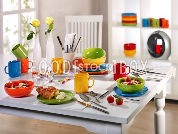 Früstückstisch bunt