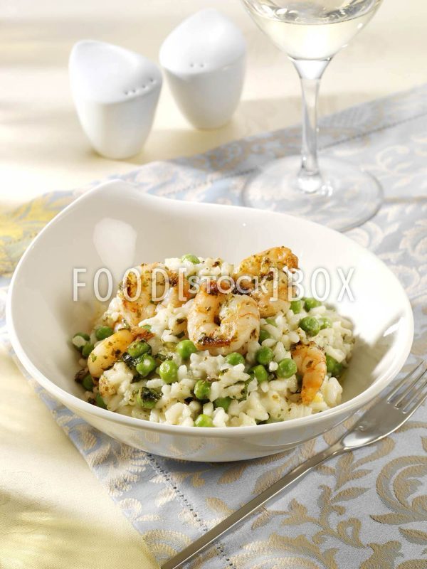 Garnelen-Estragon-Risotto