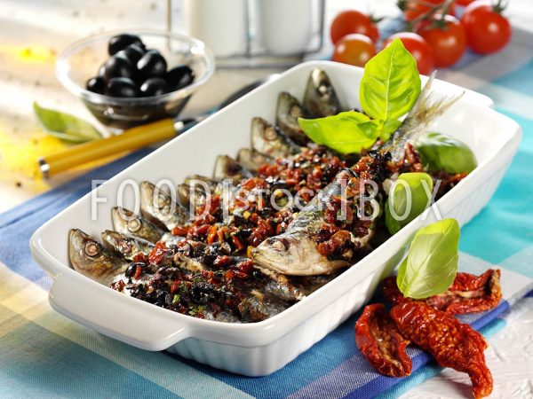 Gebackene Sardinen mit Tomaten 2