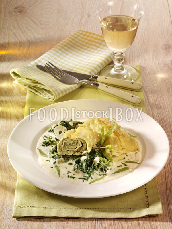 Gebratene Maultaschen mit Frischkäse