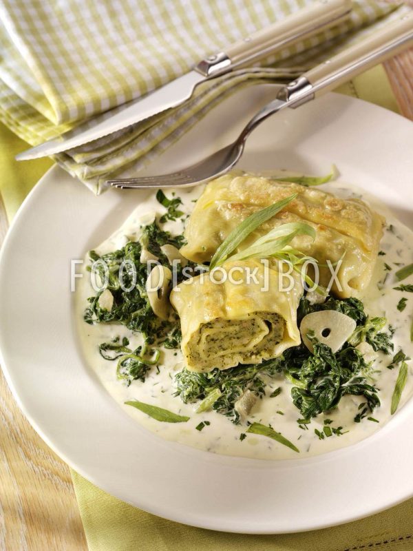 Gebratene Maultaschen mit Frischkäse 2