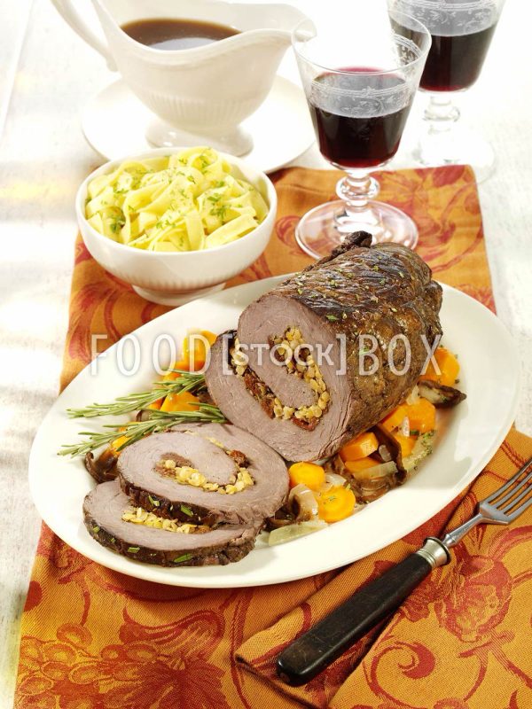 Gefüllter Rinderbraten