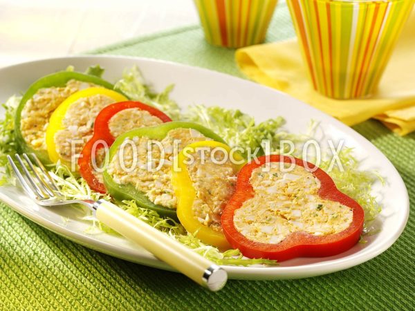 Gefüllte Paprika mit Ei 3