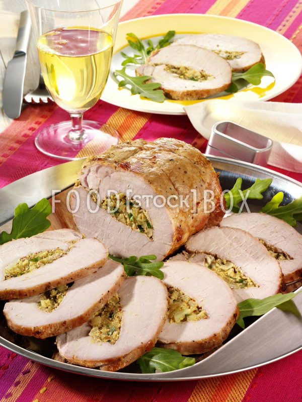 Gefüllter Senfbraten