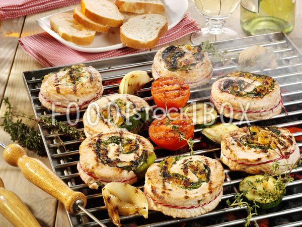 Gegrillte Putenfleisch-Schnecken 2