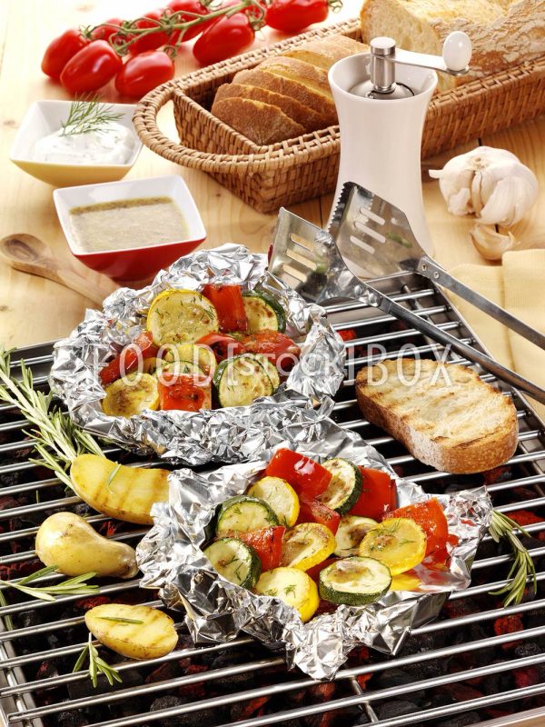 Gegrillte Gemüse mit Kräuter-Vinaigrette