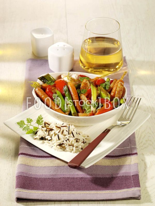 Gemüse aus dem Wok / Lactosefrei