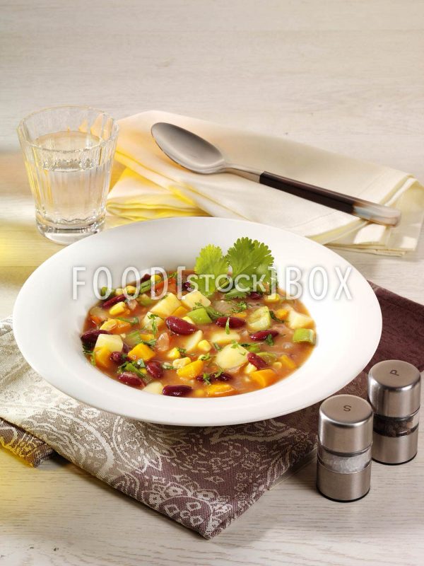 Mexikanische Gemüsesuppe / Cholesterinarm