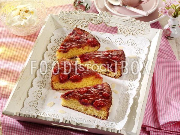 Gestürzter Himbeerkuchen 2