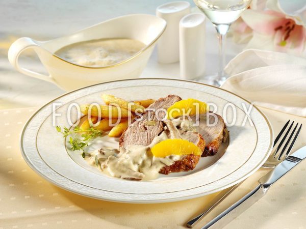 Glasierter Kalbsbraten