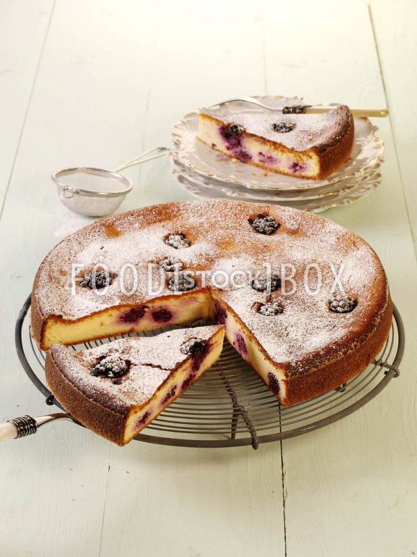 Grieß-Brombeer Kuchen 1