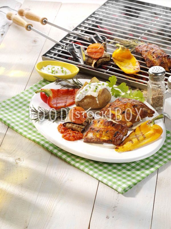 Spareribs mit gegrilltem Gemüse 2