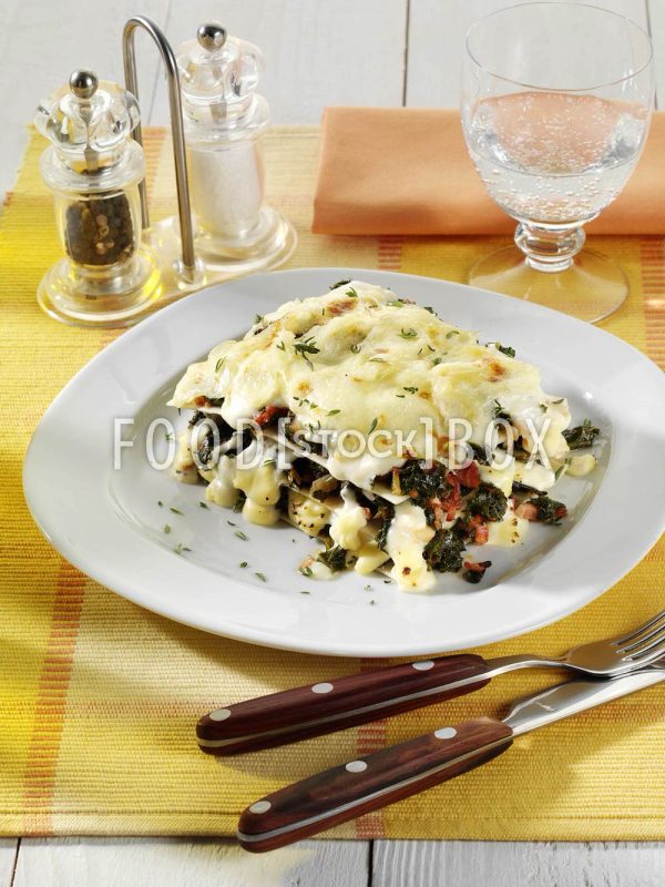 Grünkohl-Lasagne mit Pizzatomaten 2