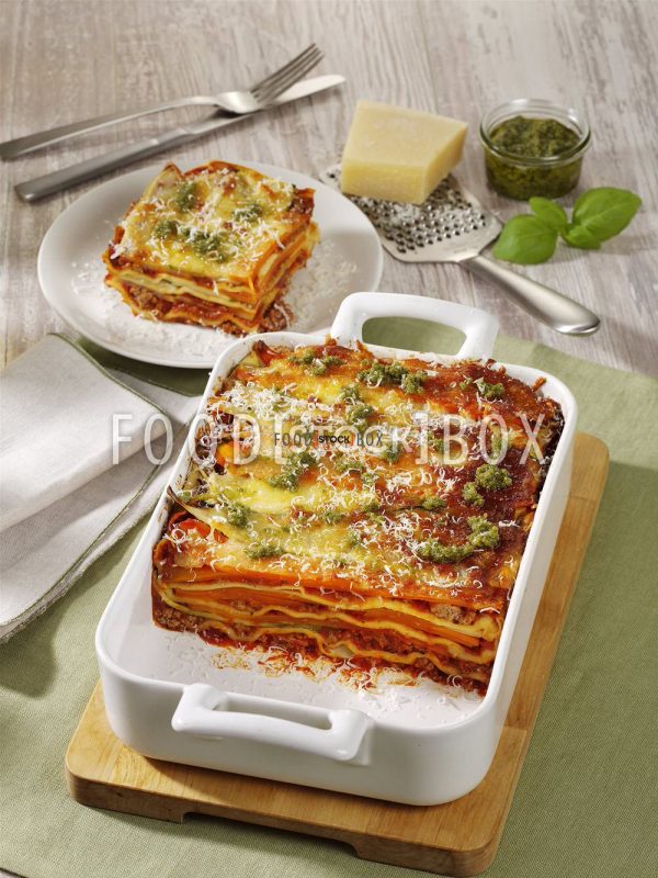 Hack-Lasagne mit Zucchini