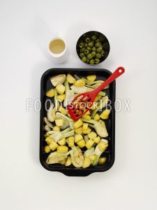 Hähnchen mit Gemüse und Oliven Step 4