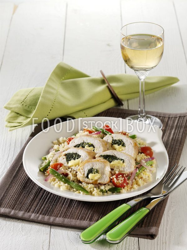 Hähnchen mit Käse-Füllung