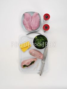 Hähnchen mit Käse-Füllung  Step 2