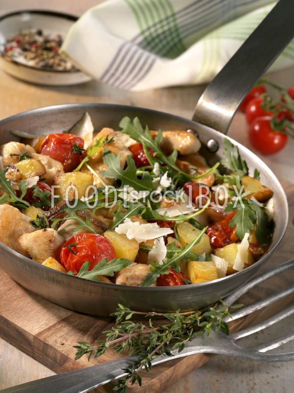 Hähnchen-Kartoffel-Pfanne 2